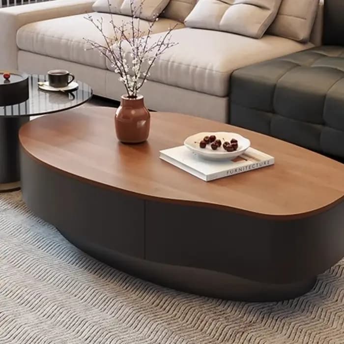 Ornements Design Table basse bois Magazine luxe moderne