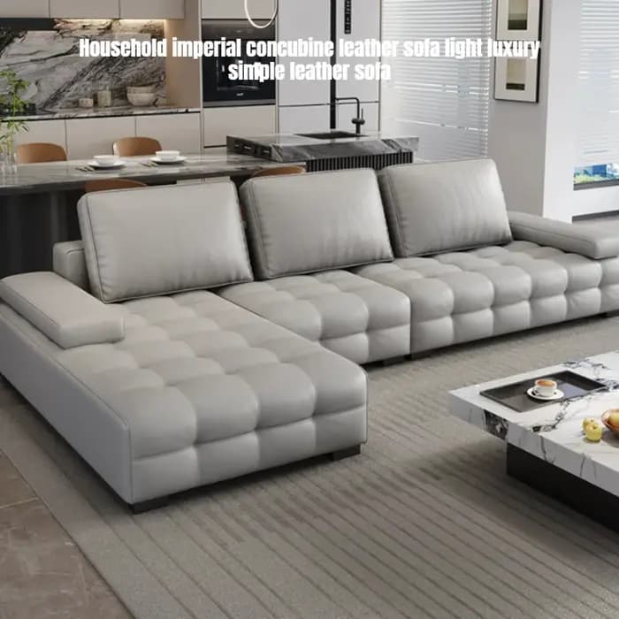 Canapé gris de style européen