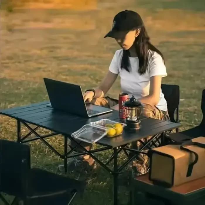 Table pliante de Camping, bureau organisateur léger avec sac de transport, multi-usages, pique-nique