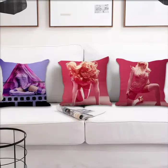 Housse de coussin carrée pour canapé