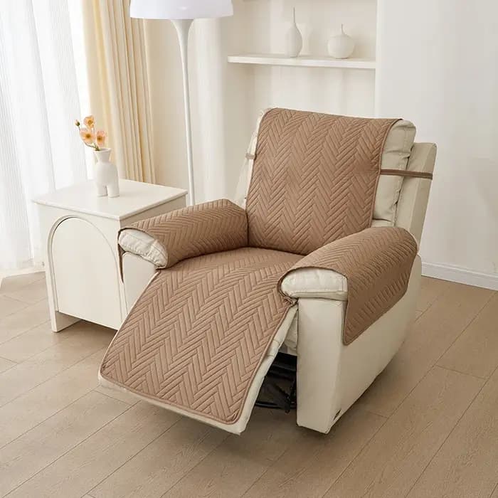 Juste de canapé inclinable anti-usure matelassurera, housse de coussin de canapé anti-alde, protecte