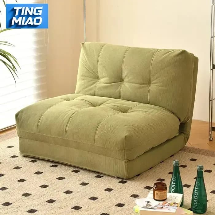 Canapé paresseux Realife Store Cloud Roll, chambre à coucher, balcon, petite maison, Style crème, chaise simple, Tatami, canapé-lit pliant