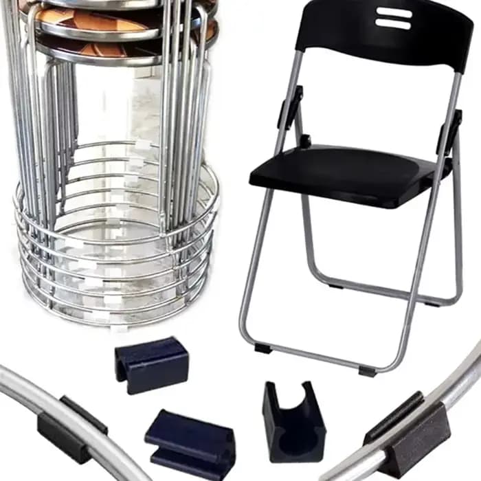 Coussinets de pieds de meubles en plastique, couvre-pieds de Table, coussinets de chaise, colliers d