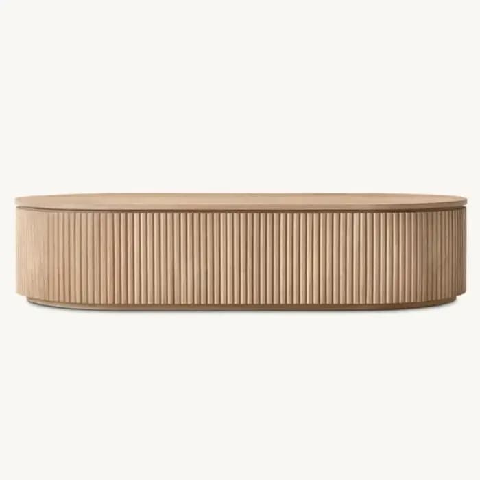 Meubles de salon américains simples en bois massif, Table basse, hôtel, Villa, Club, taille personna
