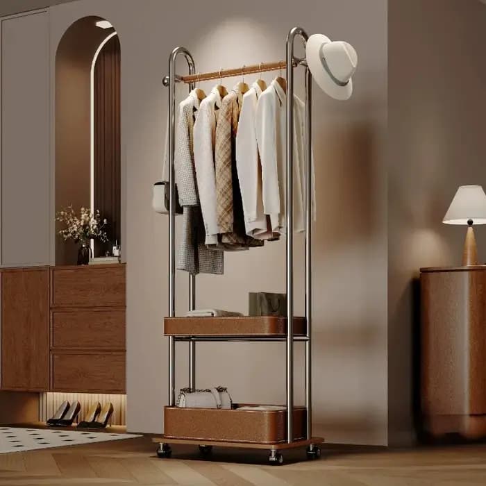 Porte-vêtements design pour salon