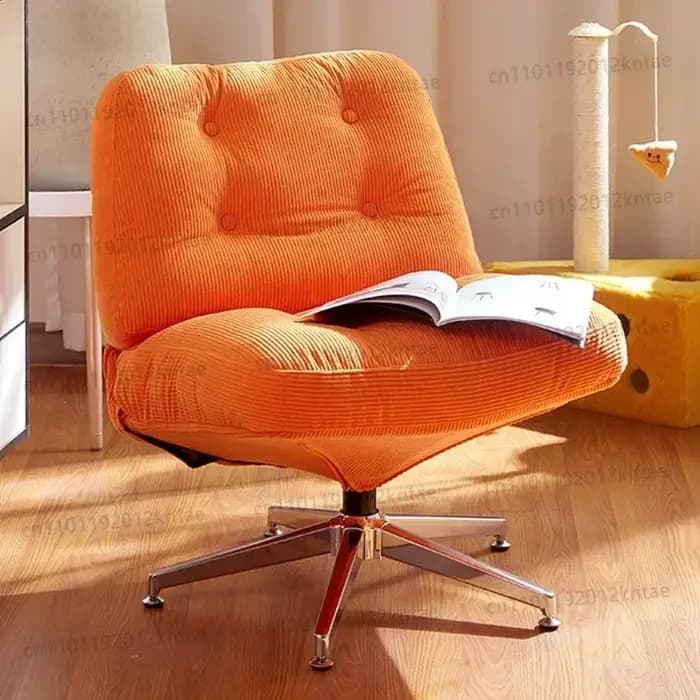 Fauteuil pivotant nordique moderne en métal
