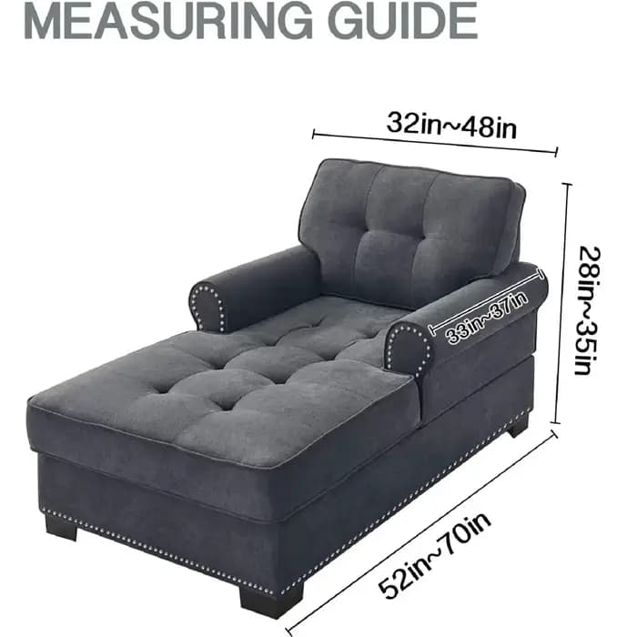 Housse de Chaise longue en velours