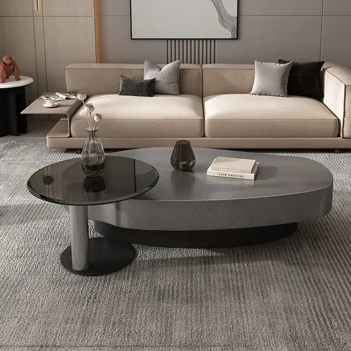 Table basse au design original, table basse antique peu encombrante, table basse coréenne pour réception, table basse postmoderne