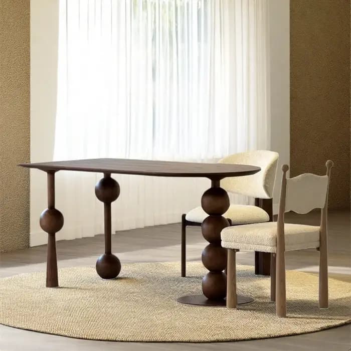 Table à manger Vintage peu encombrante