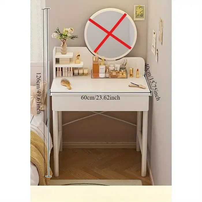Commode chambre simple moderne petit appartement table de maquillage