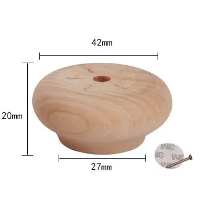Meubles en bois massif, rehausseur de pieds, tabouret de canapé, coussin augmenté, lit, meuble TV, T