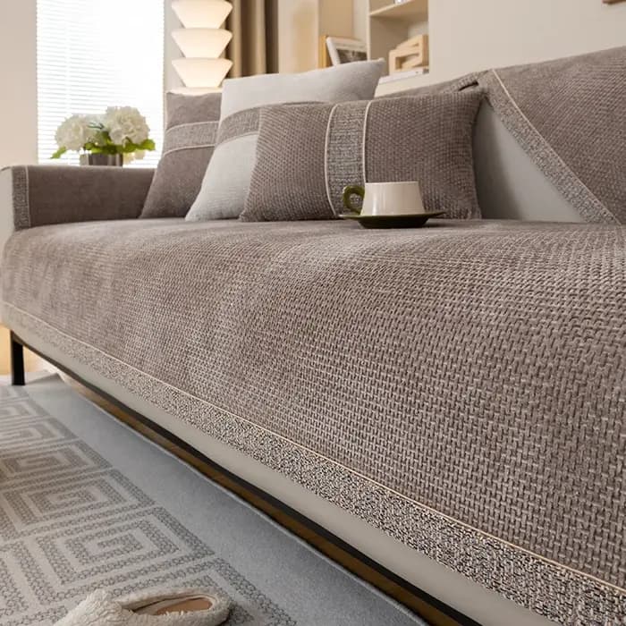 Coussin de canapé en lin 2024