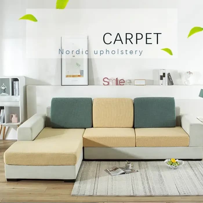 Housse de coussin de siège de canapé en Jacquard