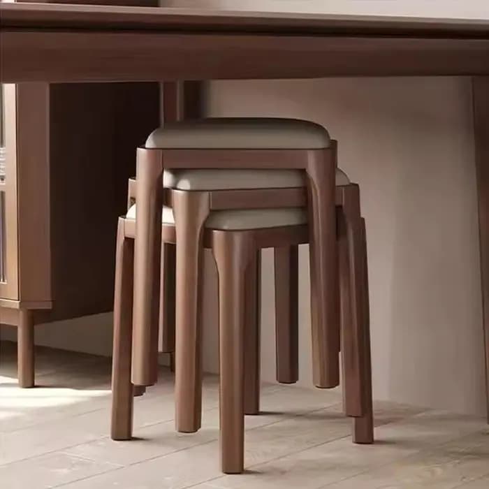 Chaise de salle à manger en bois massif de Style moderne