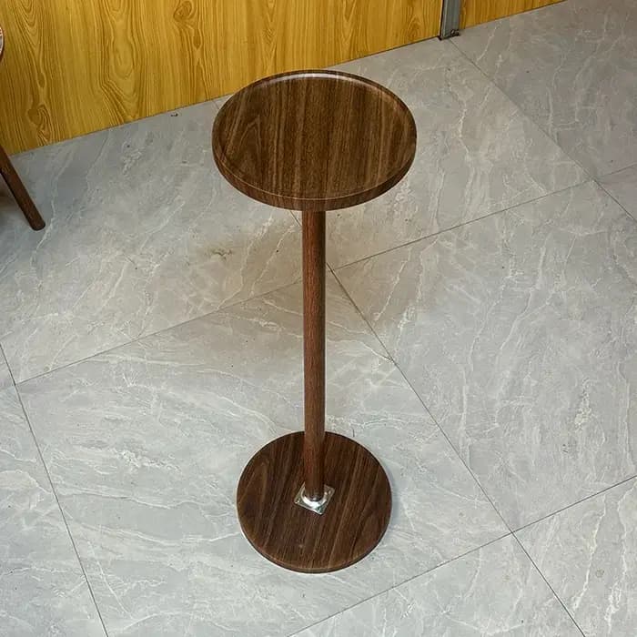 Table d'appoint ronde, petite table d'appoint pour le salon, table d'appoint basse moderne en bois a