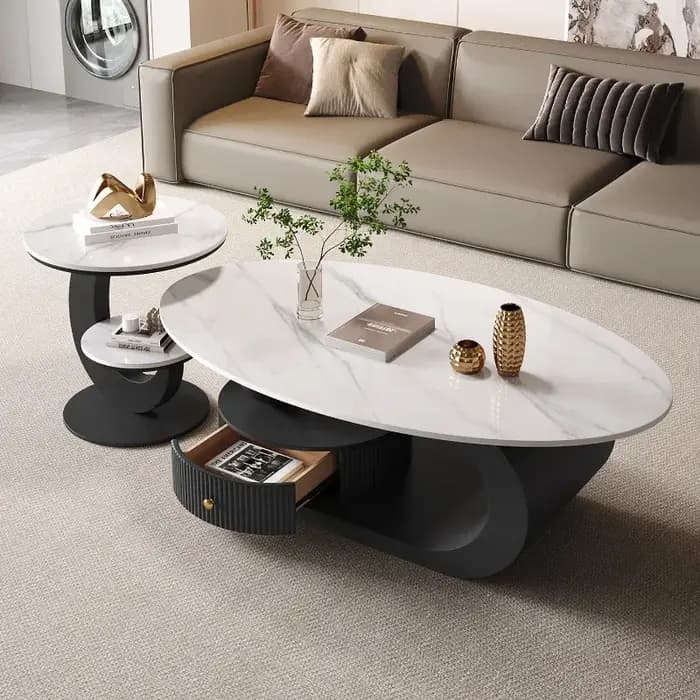 Table basse de sol d'affichage multifonction