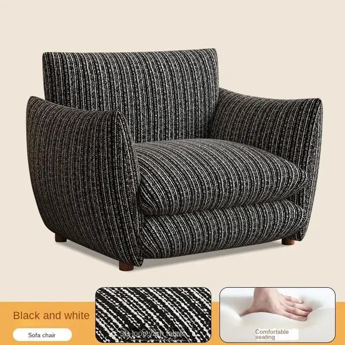 Fauteuil simple Joylive de style français pour salon