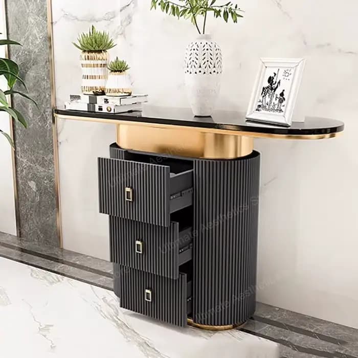 Rangement avec tiroirs Tables Console entrée couloir