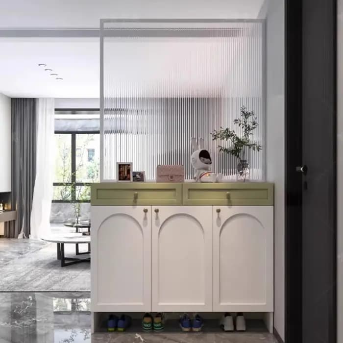 Armoire d'entrée moderne en verre pour bijoux