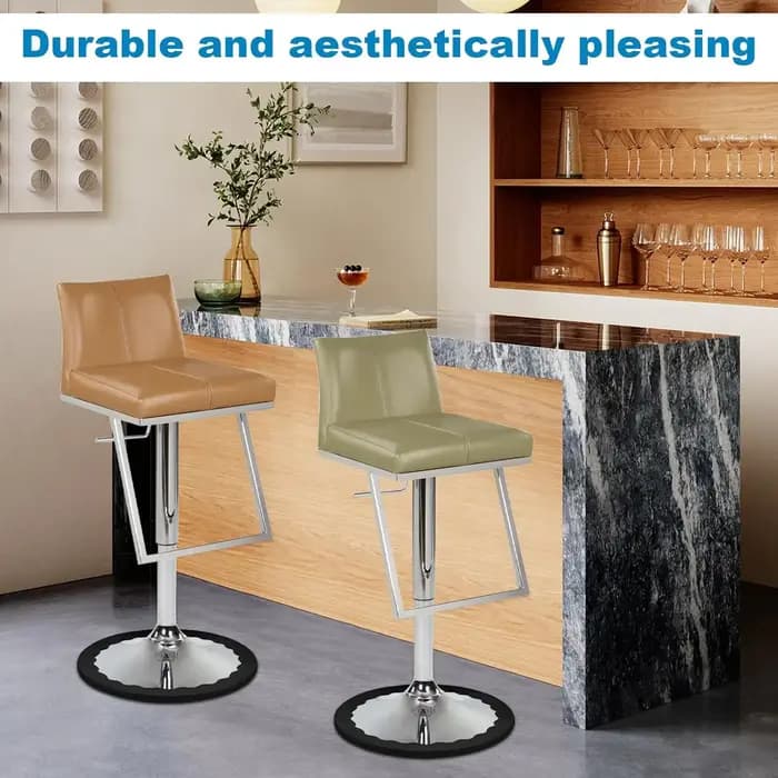 1 pièce de protection pour les jambes des tabourets de bar, anneau extensible en silicone antidérapa