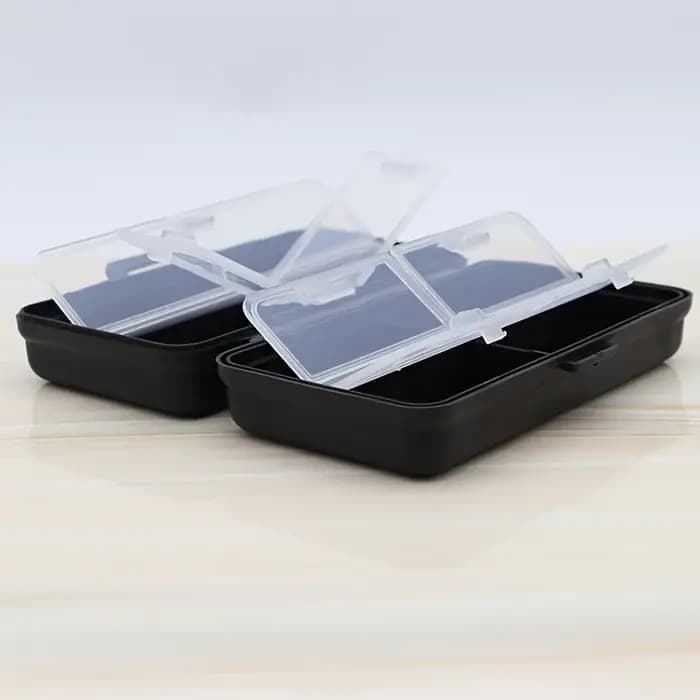 Boîte de rangement USB 1 pièce avec compartiments et couvercles