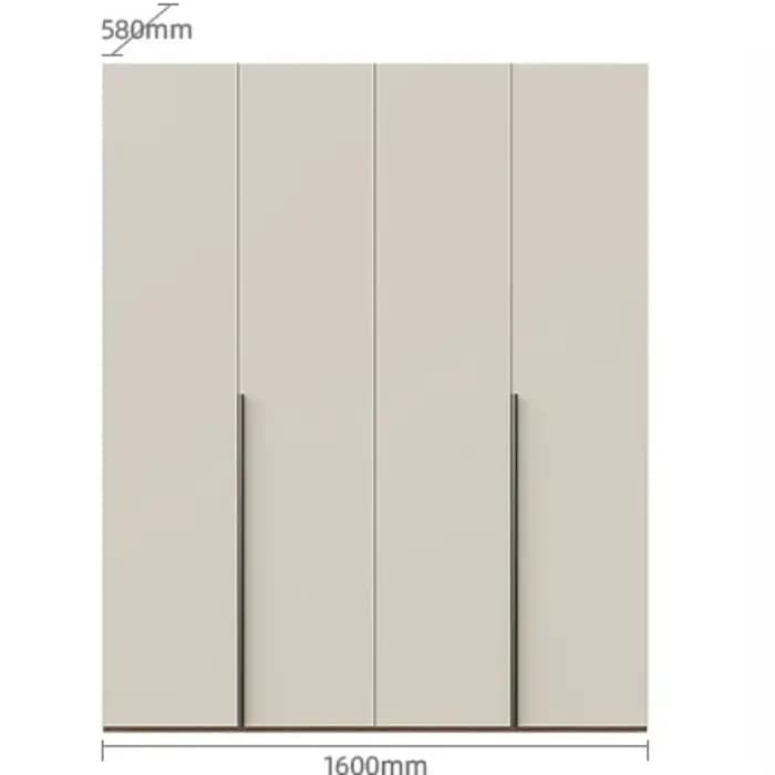 Armoire Rétro en Bois Massif