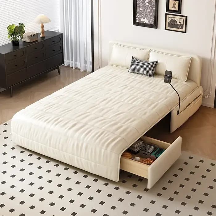 Canapés de salon doux et multifonctionnels pour appartement minimaliste