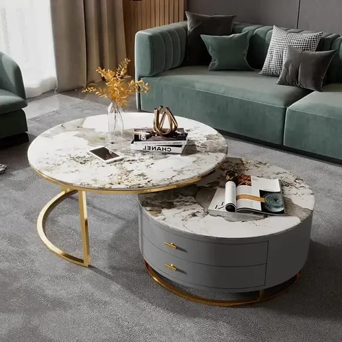 Tables basses nordiques Design rangement moderne luxe Simple esthétique