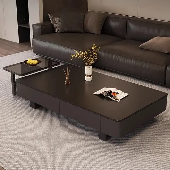 Table basse moderne japonaise de luxe esthétique mobile