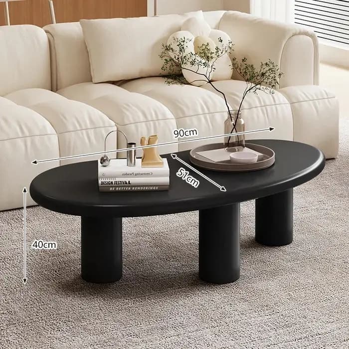 Table basse moderne de luxe, tendance et esthétique, avec rangement, pour salon