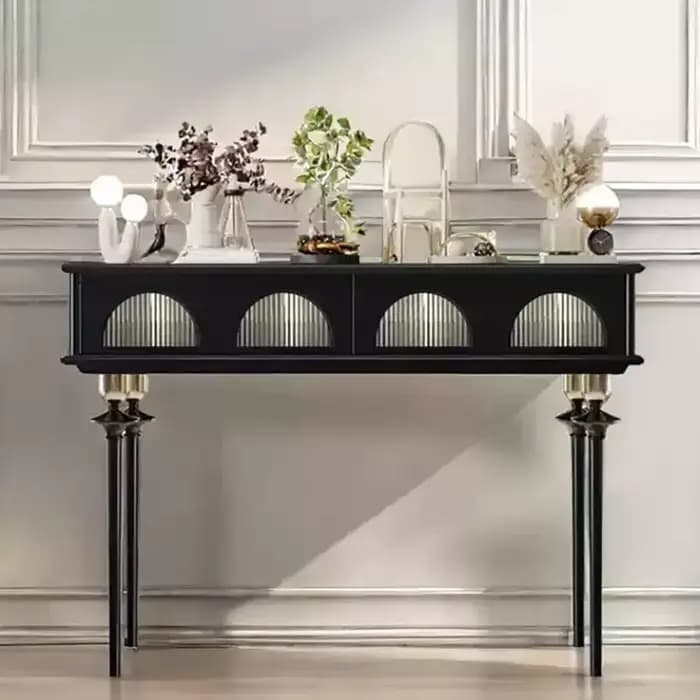 Table Console esthétique Premium Design salon luxe Hall d'entrée