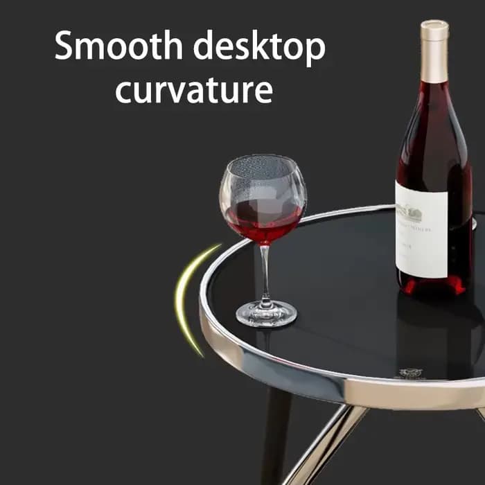 Tables basses modernes Table d'appoint circulaire de luxe décoration Table à thé salon canapé Center