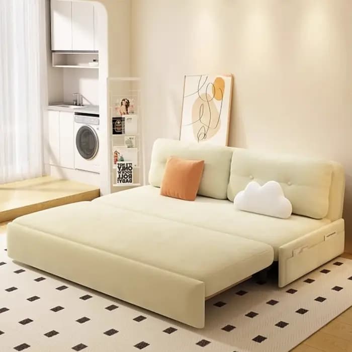 Étagère canapés extensibles rangement Design Double salon