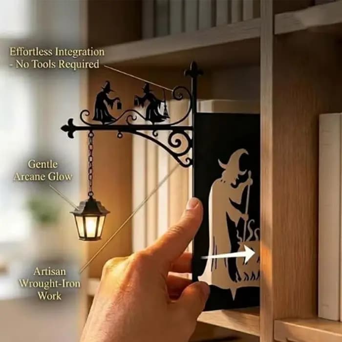 Lanterne de bibliothèque - Éclairage décoratif pour étagère à livres