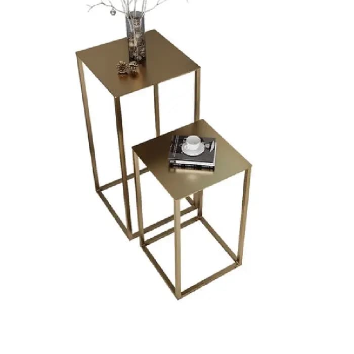 Petite Table d'appoint en fer de Style nordique
