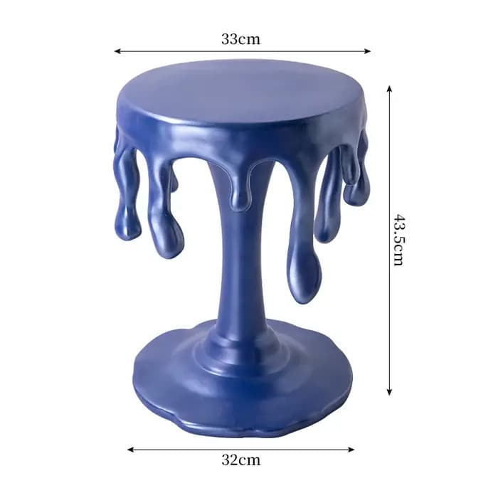 Table basse moderne nordique salon Tables à thé Table d'appoint ronde Design Tables esthétiques uniq
