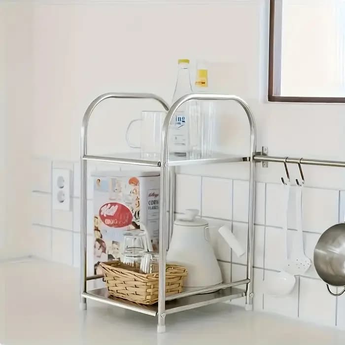Table d'appoint moderne en acier inoxydable