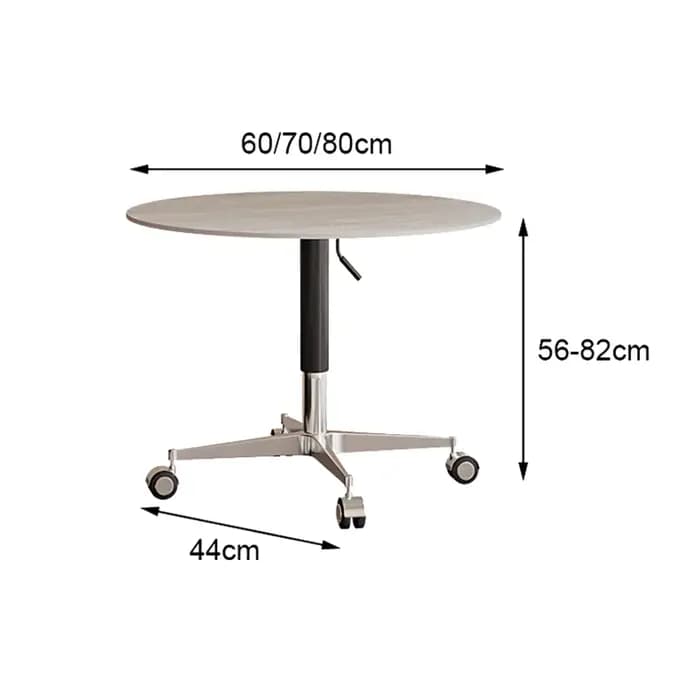 Tables basses rondes relevables multifonctions Wabi Sabi petites