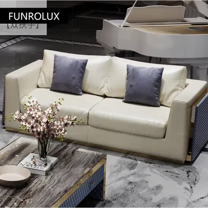 Canapé en cuir Cirhide première couche moderne
