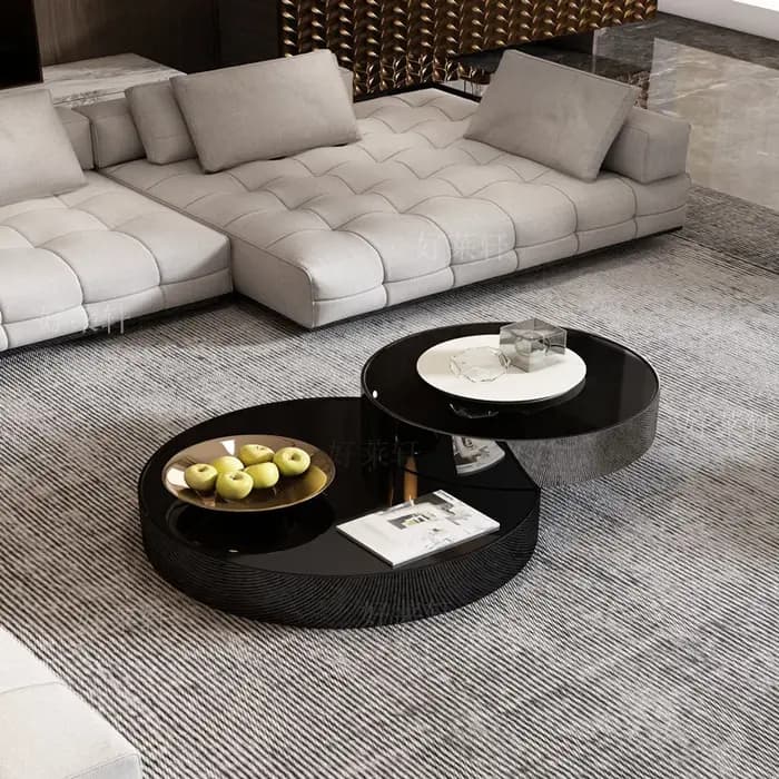 Table à thé rotative de luxe