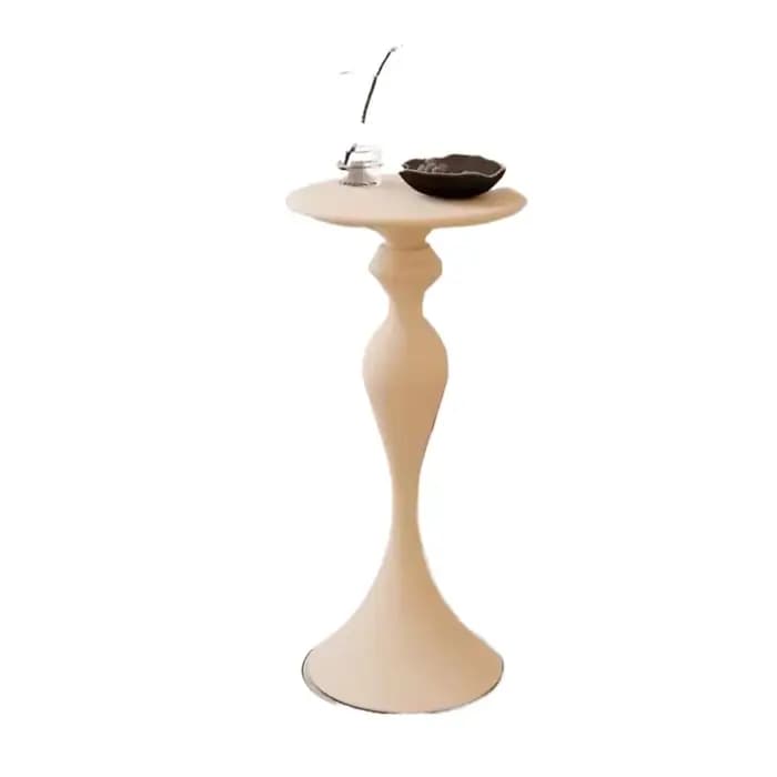 Nordique minimaliste moderne petit espace chevet salon canapé Table basse fer Table ronde Table d'an