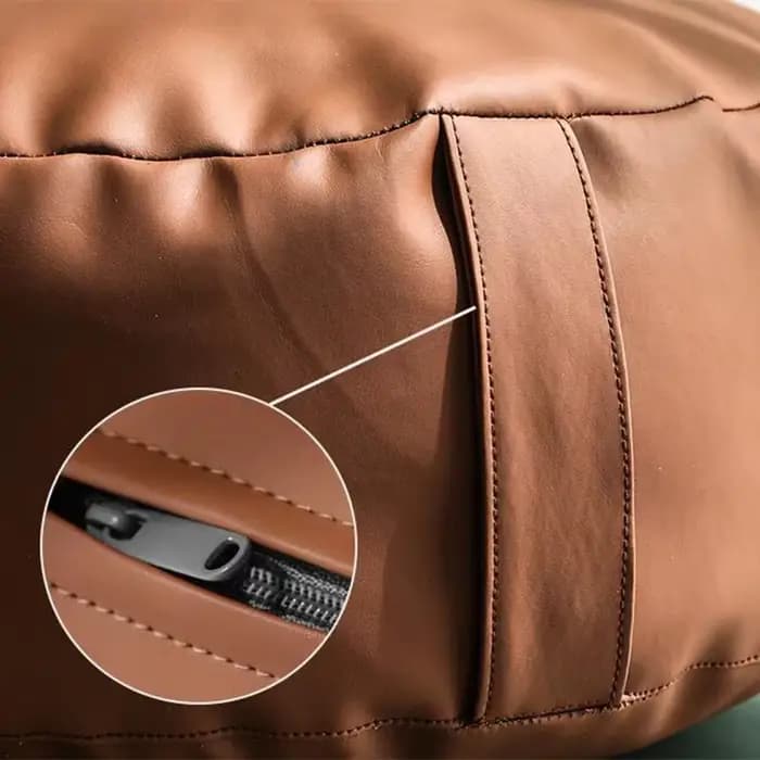 Pouf Ottoman en Faux daim