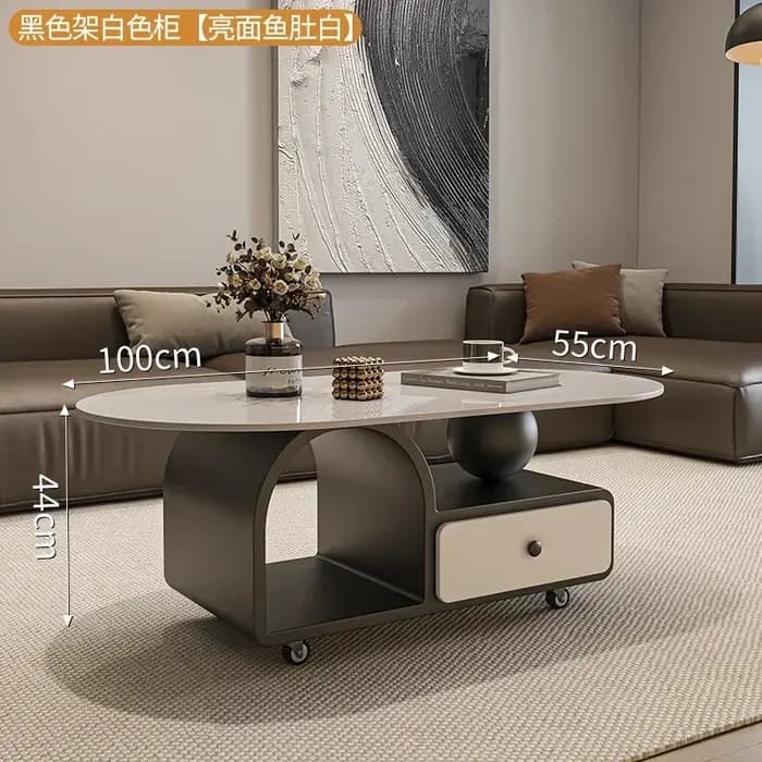 Table basse élégante et raffinée, tables basses modernes et tendance, meubles de salon de qualité su