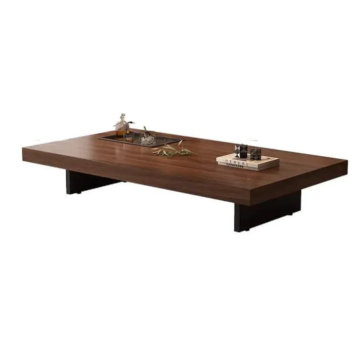 Table basse à couverture rigide en bois