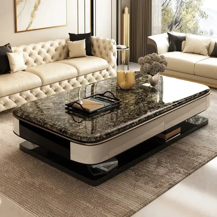 Table basse Design au sol