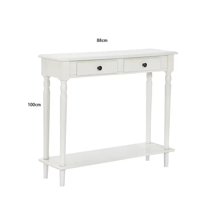 Tables de console rétro américaines avec tiroirs