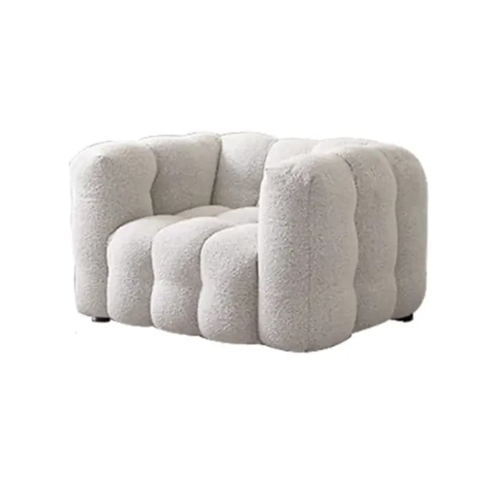 Canapé de salon familial sectionnel, fauteuil simple à fond classique, Design de bureau, appartement