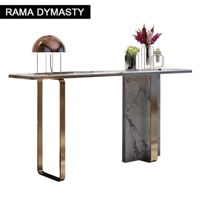 Tables de canapé dorées en acier inoxydable