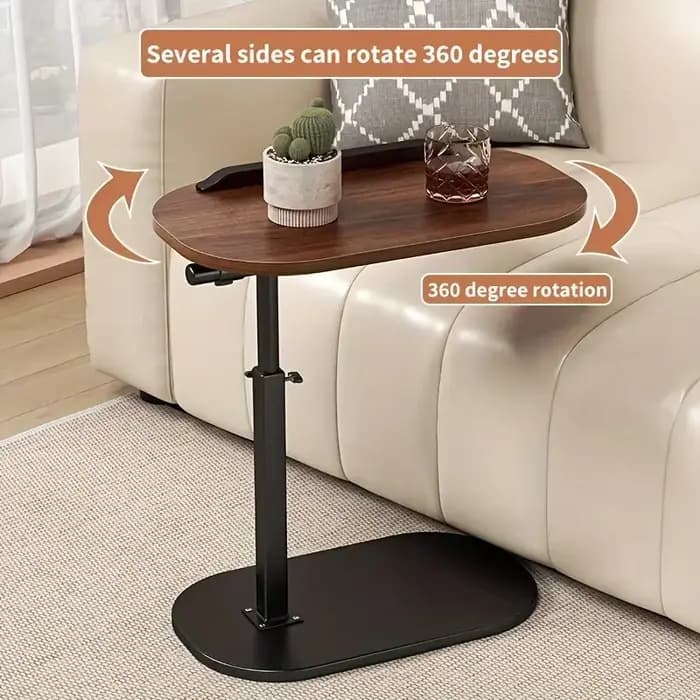 Table basse relevable ajustable peu encombrante