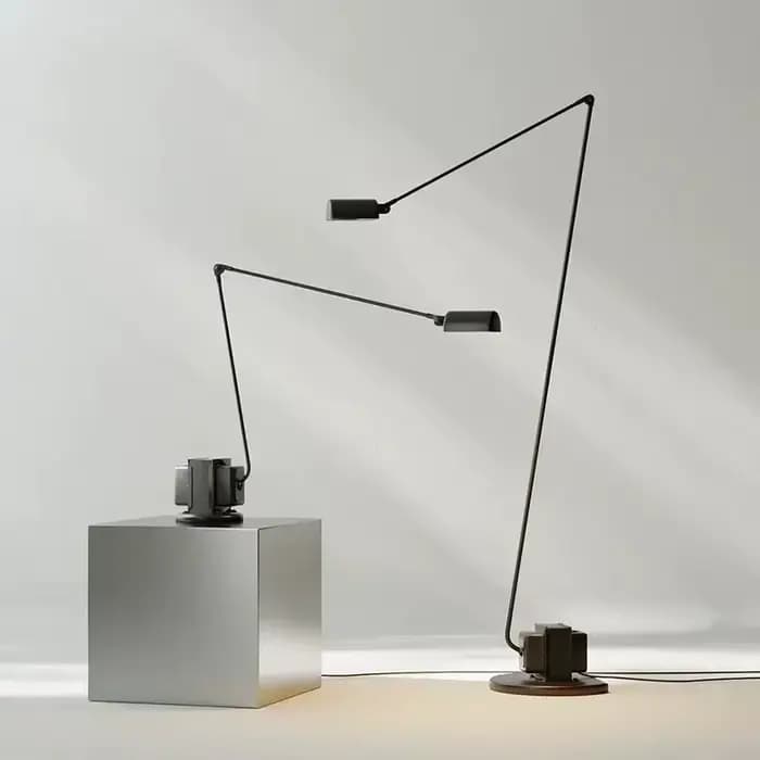 Style nordique moderne élégant bureau en forme de lampadaire LED Art lumières créatives pour salon salle à manger décoration de la maison lustres